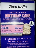 Protein Bar Birthday Cake
