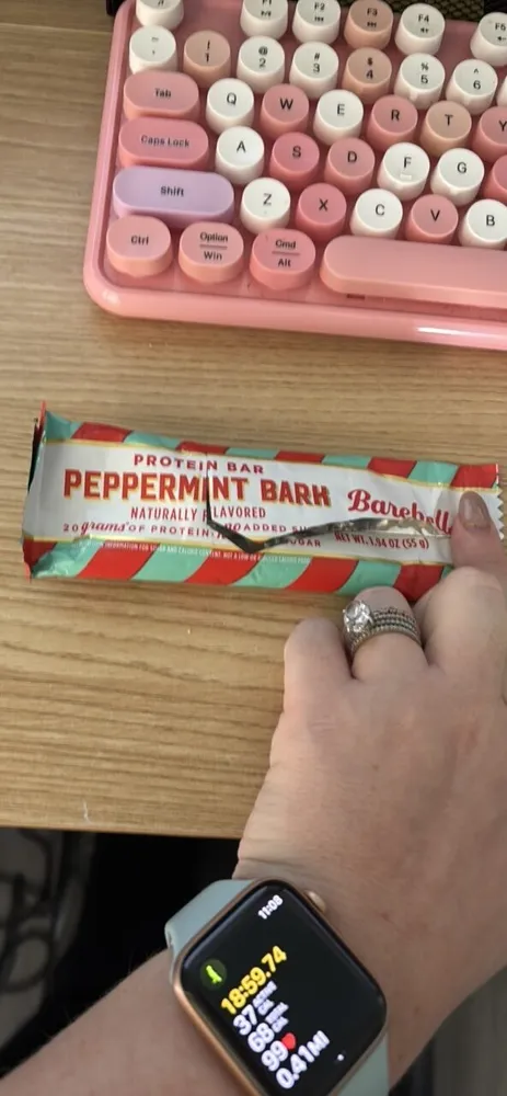 Protein Bar Peppermint Bark