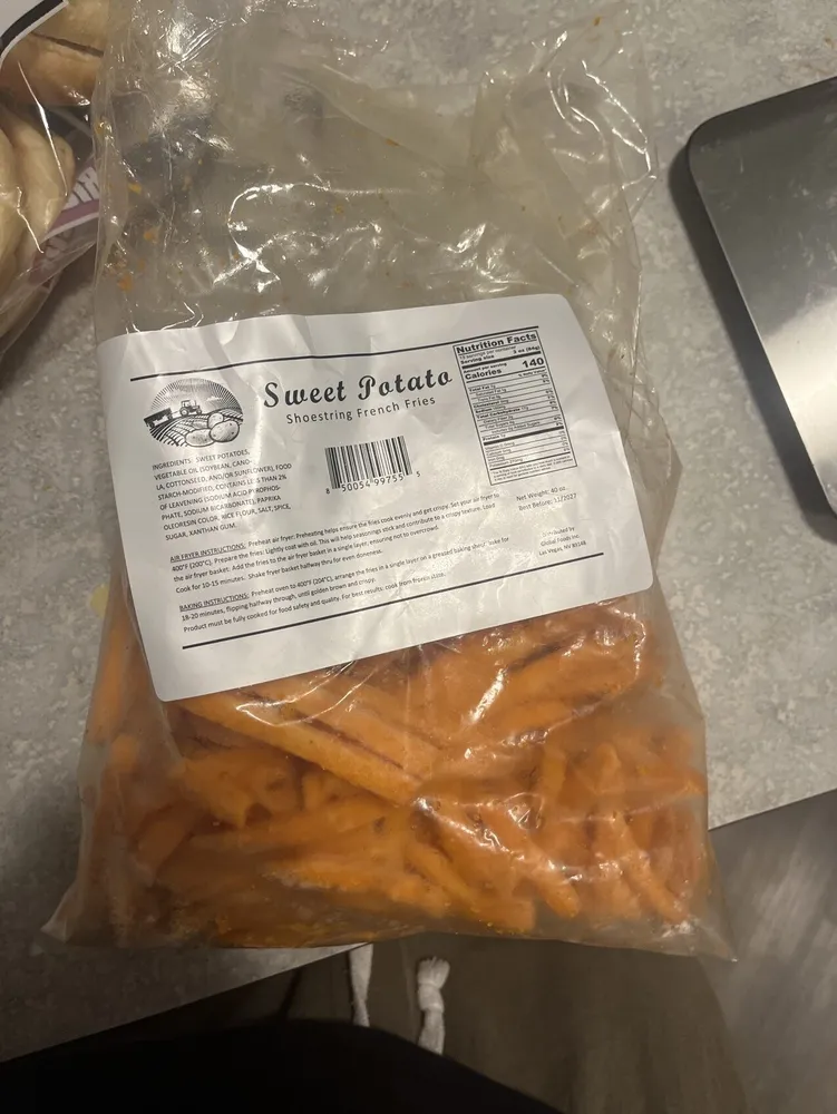 Sweet Potato Shoestring French Fries