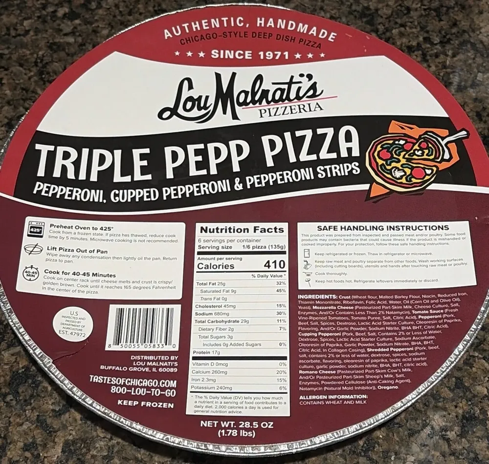 Triple Pepp Pizza