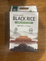 Steamed and Dried Black Rice
