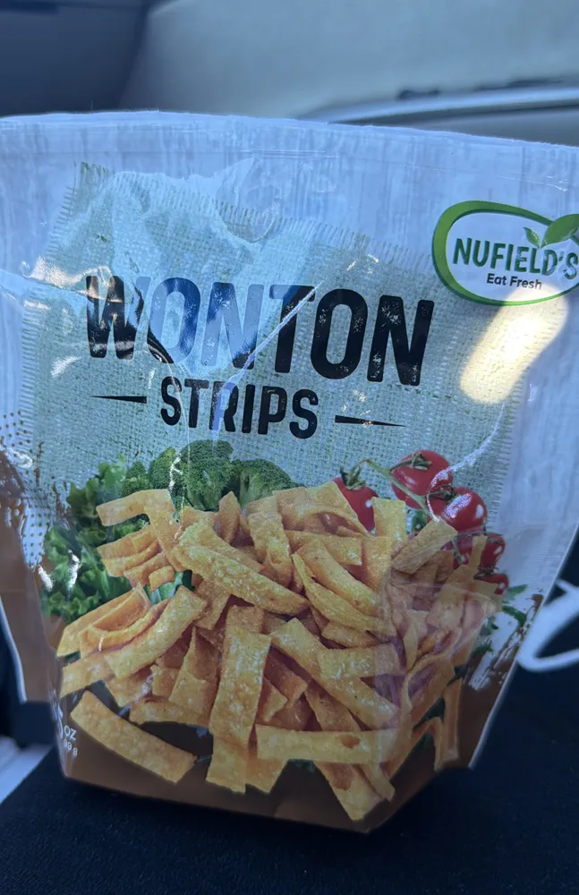 Wonton strips