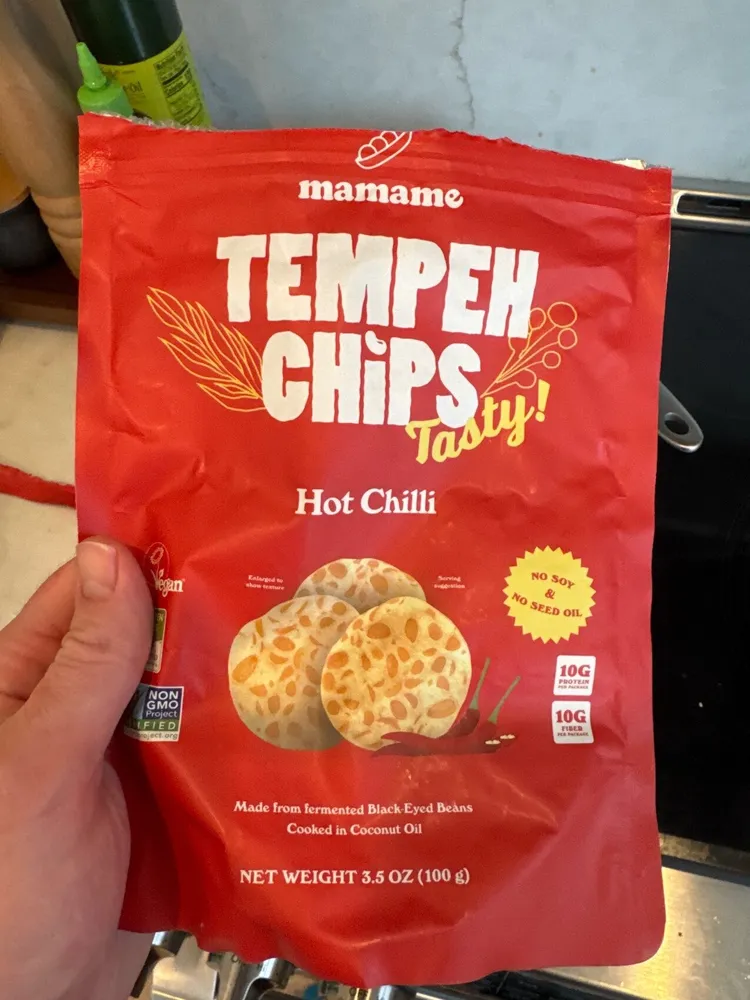 Tempeh Chips Hot Chili