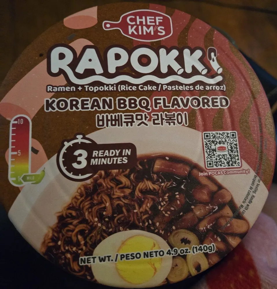 Rapokki Korean BBQ flavor