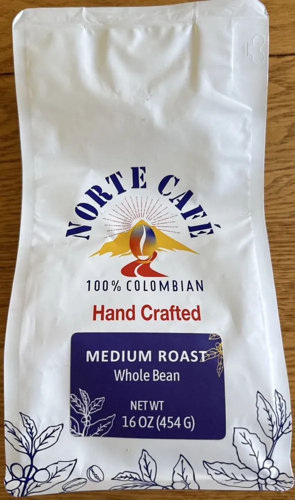Coffee - Medium Roast Whole Bean 100% Colombian