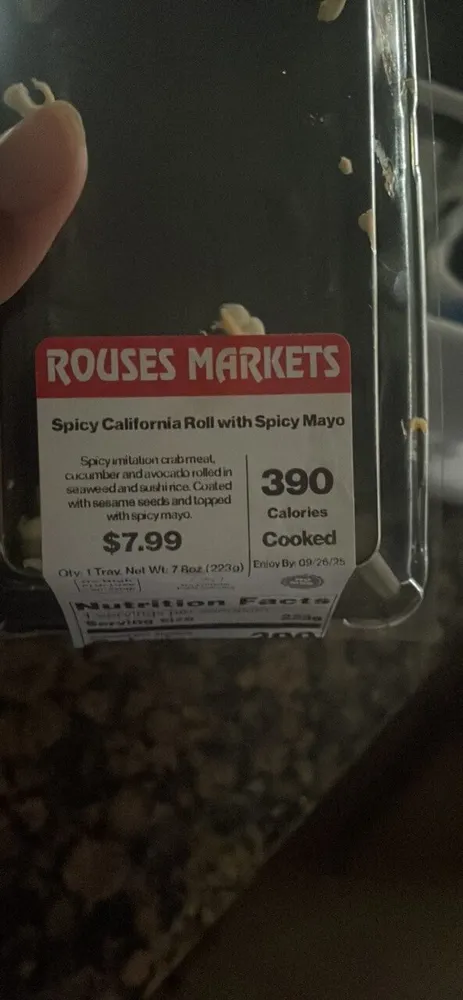 Spicy California Roll with Spicy Mayo