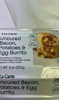 Uncured Bacon, Potatoes & Egg Burrito