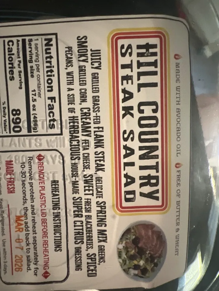Hill Country Steak Salad