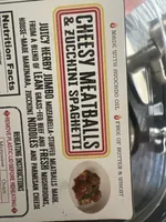 Cheesy Meatballs & Zucchini Spaghetti