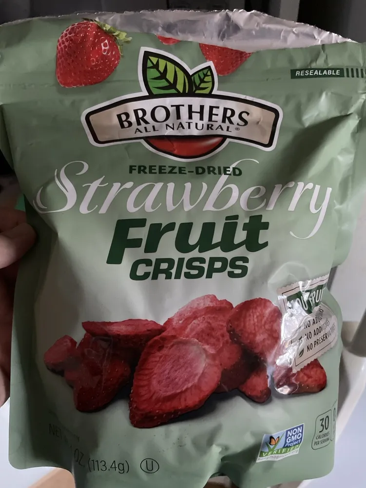 Freeze-Dried Strawberry Fruit Crisps