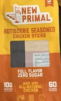 Rotisserie Seasoned Chicken Sticks