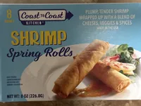 Shrimp, spring rolls