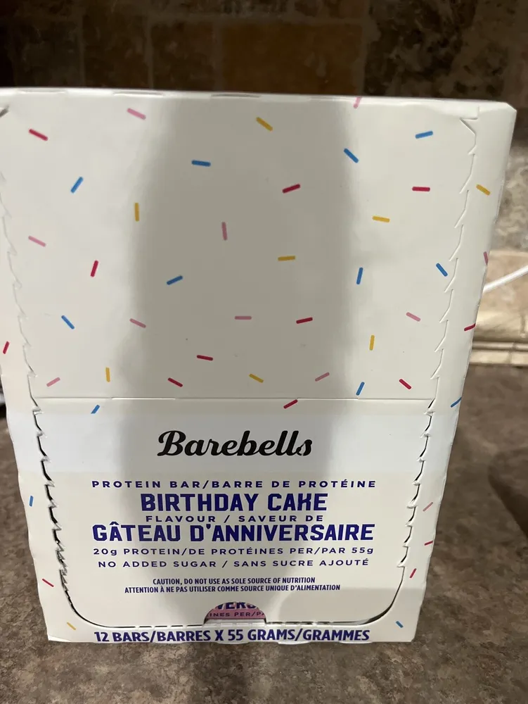Birthday Cake Protein Bar