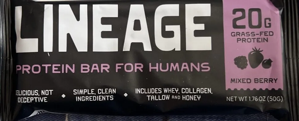 Lineage Protein Bar - Mixed Berry