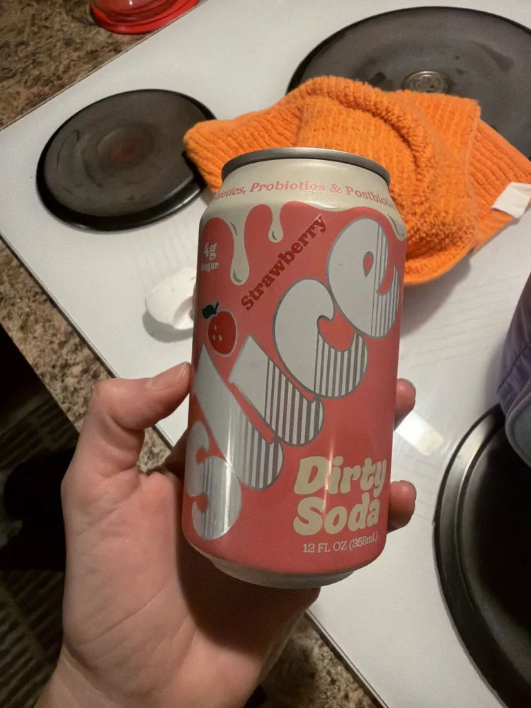 Dirty Strawberry Probiotic Soda