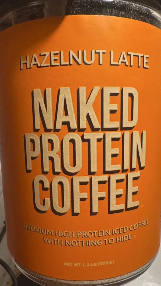 Hazelnut Latte Naked Protein Coffee
