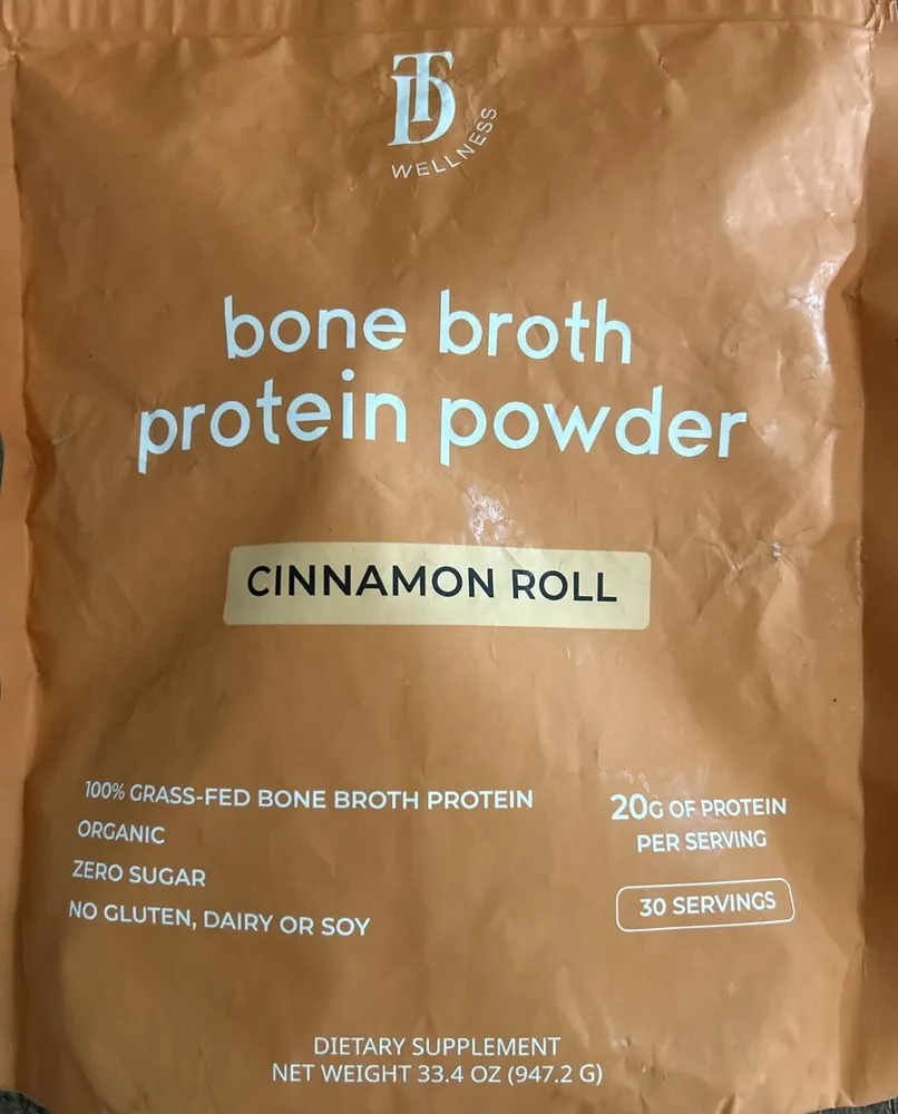 bone broth protein powder CINNAMON ROLL