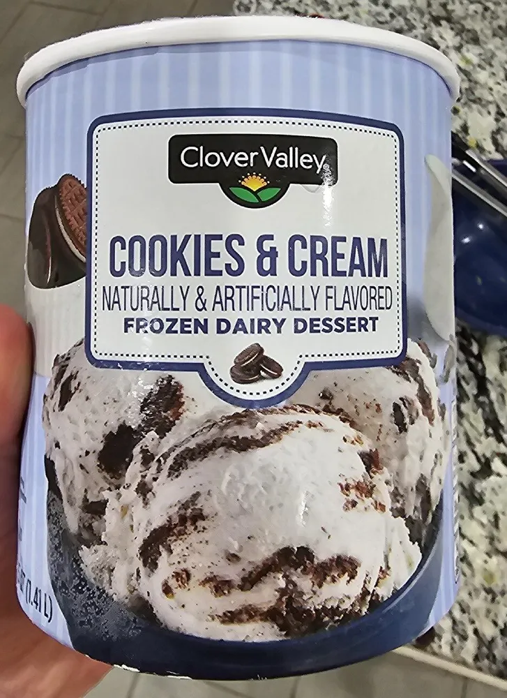 COOKIES & CREAM FROZEN DAIRY DESSERT