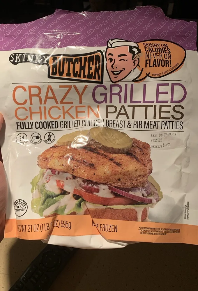 Crazy Grilled Chicken Patties
