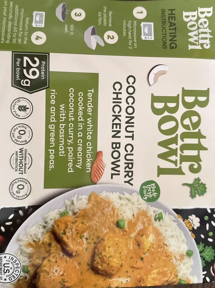 Coconut Curry Chicken Bowl