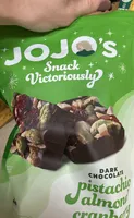 Dark Chocolate Pistachio Almond Cranberry Bites