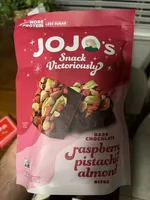 Dark Chocolate Raspberry Pistachio Almond Bites