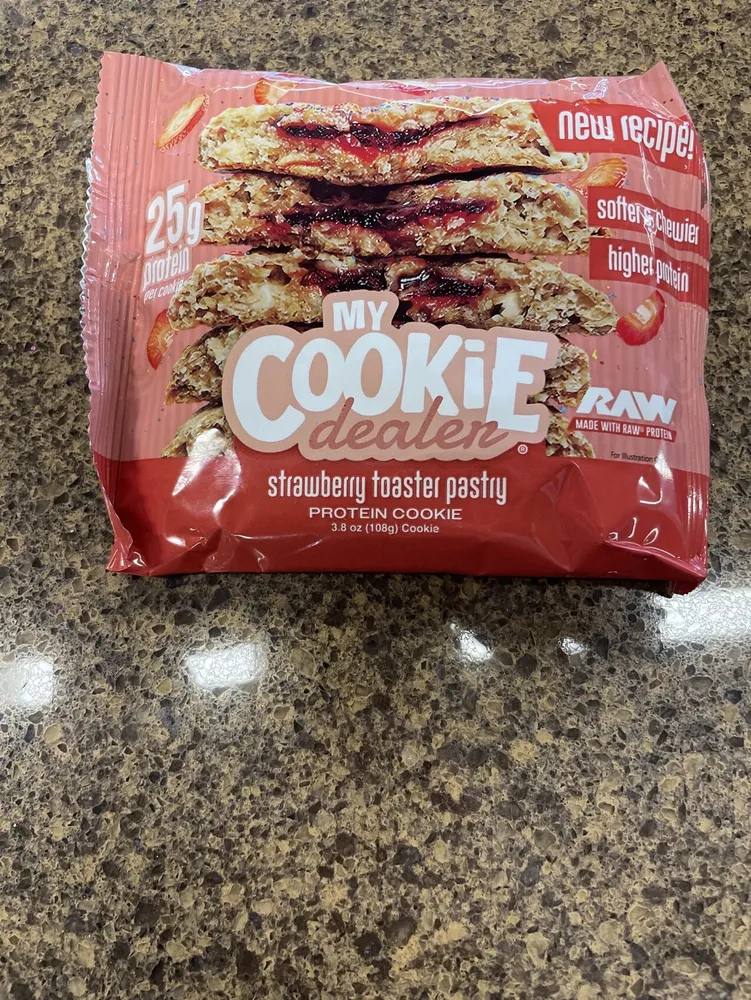 strawberry toaster pastry protein cookie