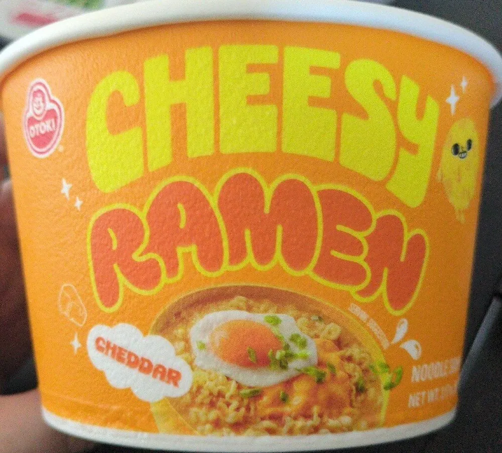 Cheesy Ramen - Cheddar Flavored Noodle Soup