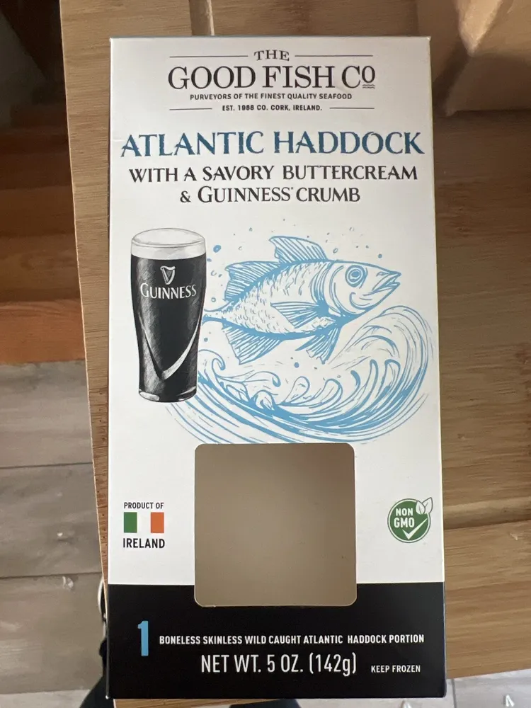 Atlantic Haddock With A Savory Buttercream & Guinness Crumb