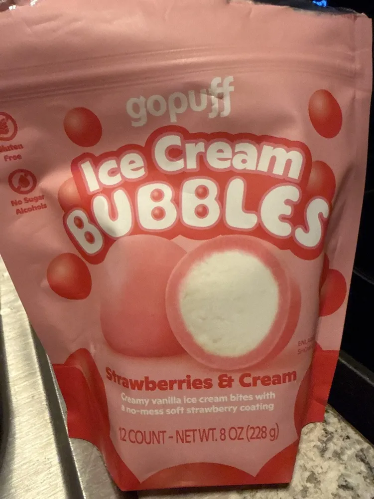 Strawberry Ice Cream Bubbles