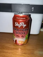 SkyPop Protein Soda Fruit Punch