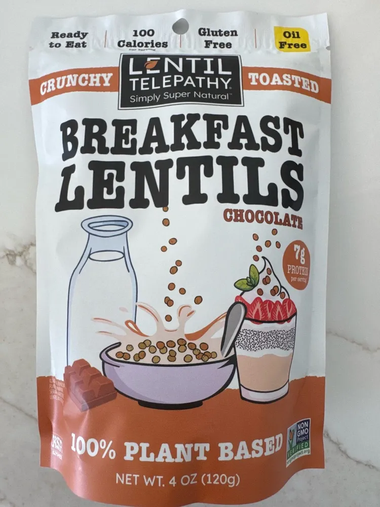 Chocolate Breakfast Lentils