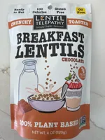 Chocolate Breakfast Lentils