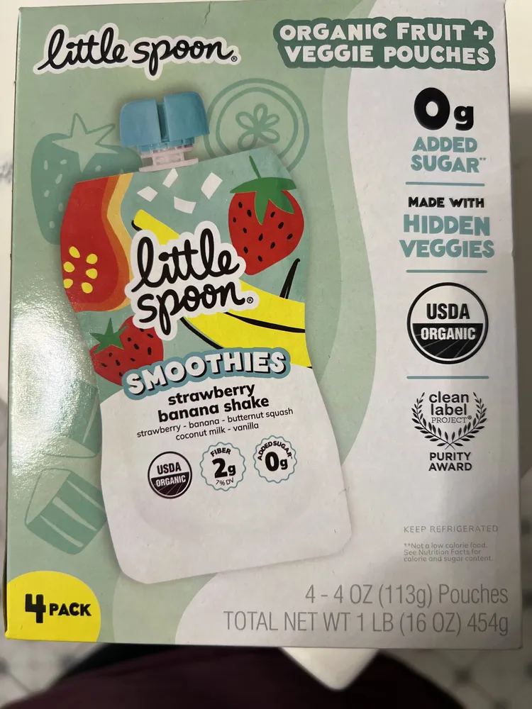 ORGANIC FRUIT + VEGGIE POUCHES
