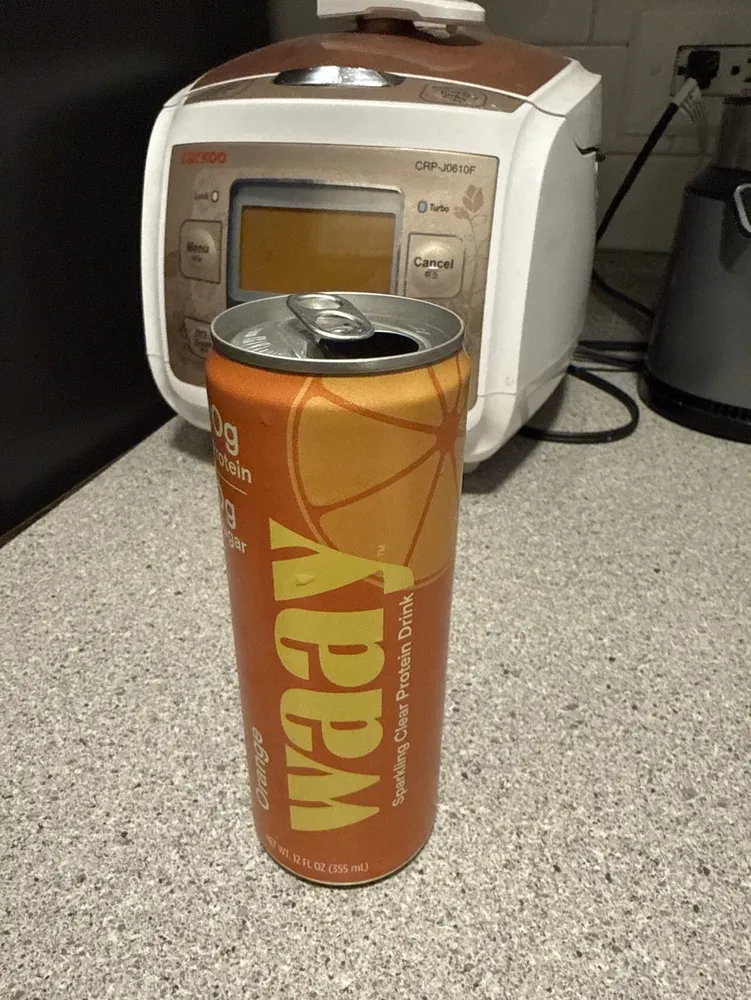 Orange Sparkling Clear Protein Drink