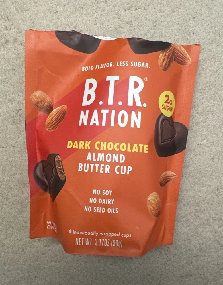 Dark Chocolate Almond Butter Cup
