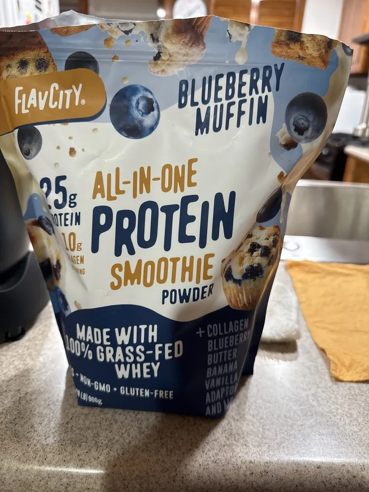 All-In-One Protein Smoothie Powder Blueberry Muffin