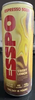 Sweet Lemon Espresso Soda