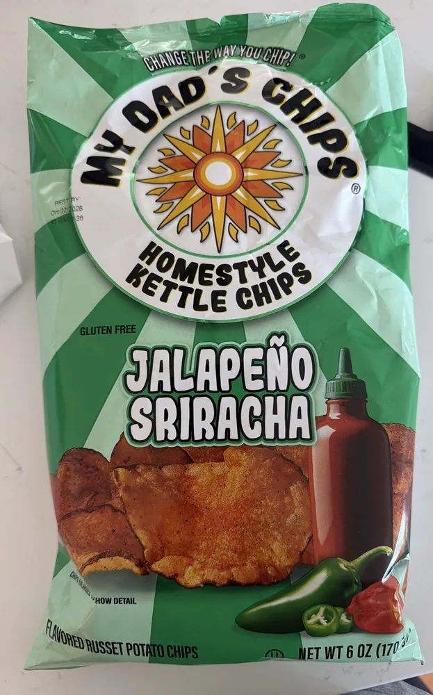 Jalapeño Sriracha Kettle chips