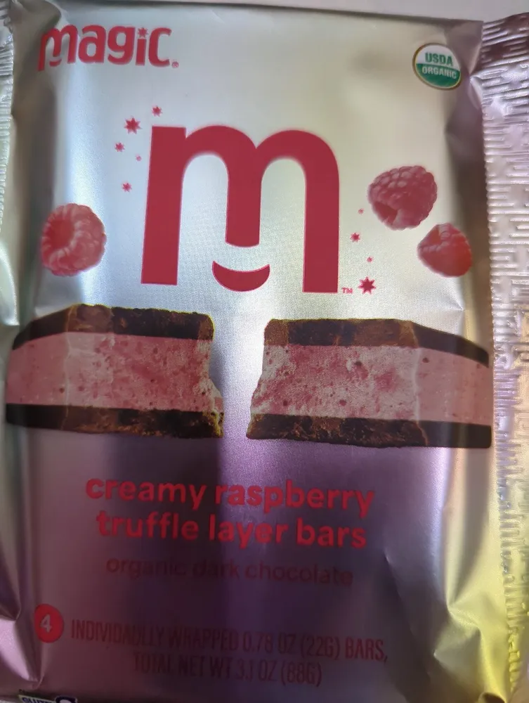 Creamy Raspberry Truffle Layer Bars