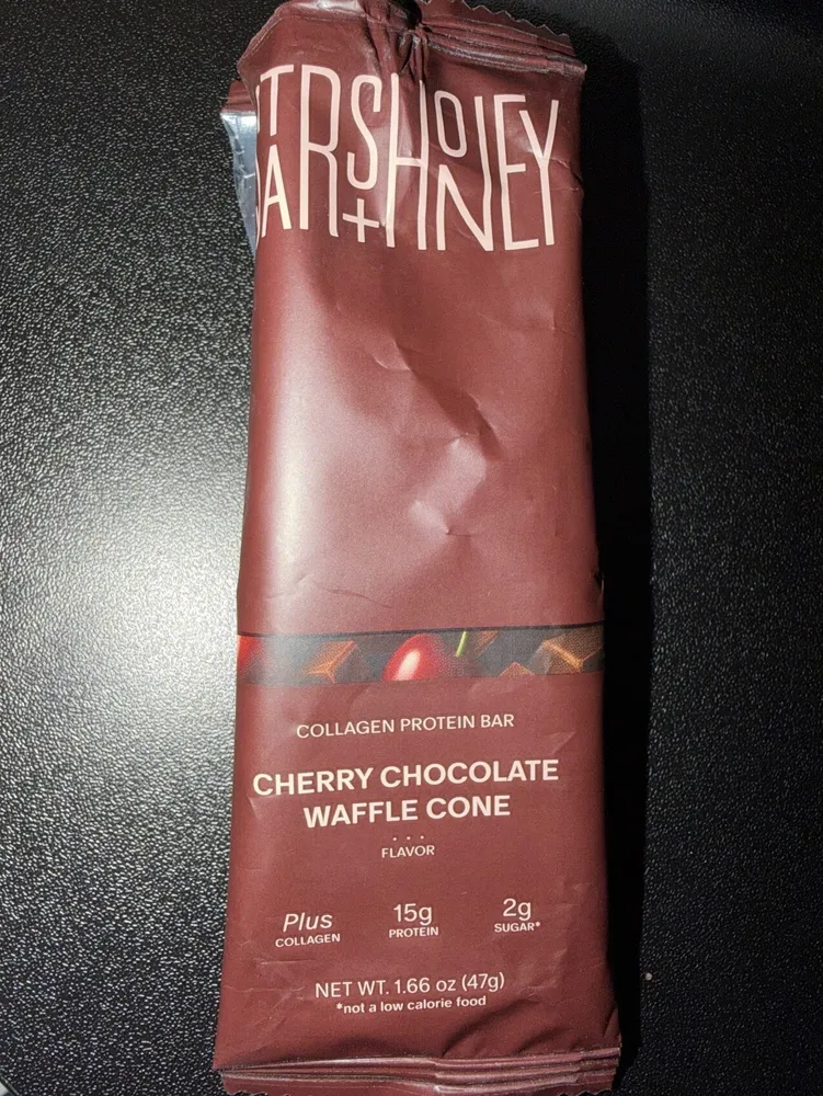 Cherry Chocolate Waffle Cone Collagen Protein Bar