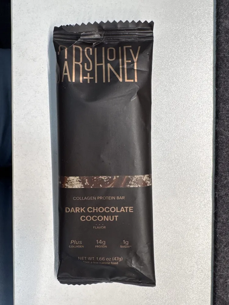 Collagen Protein Bar Dark Chocolate Coconut Flavor