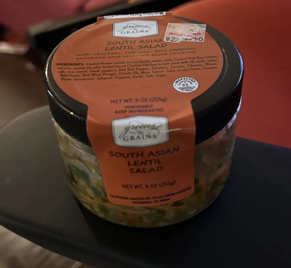 South Asian Lentil Salad