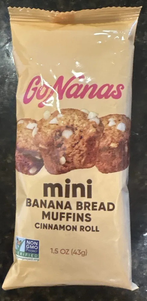 mini BANANA BREAD MUFFINS CINNAMON ROLL