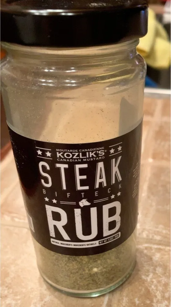 Steak rub bifteck