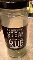 Steak rub bifteck