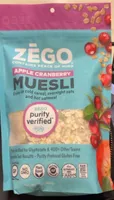 Organic Meusli, Apple Cranberry