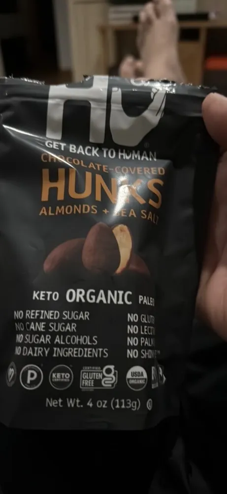 Chocolate-Covered Hunks Almonds + Sea Salt