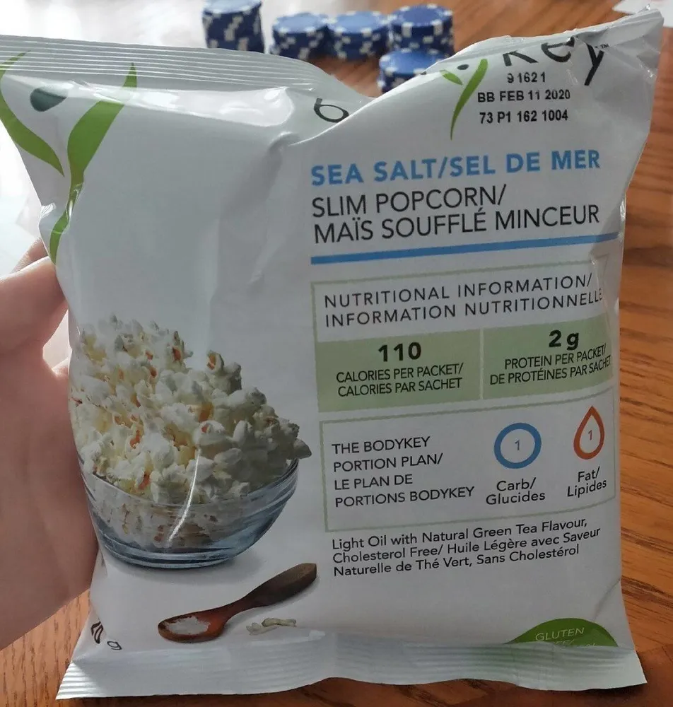 Slim popcorn