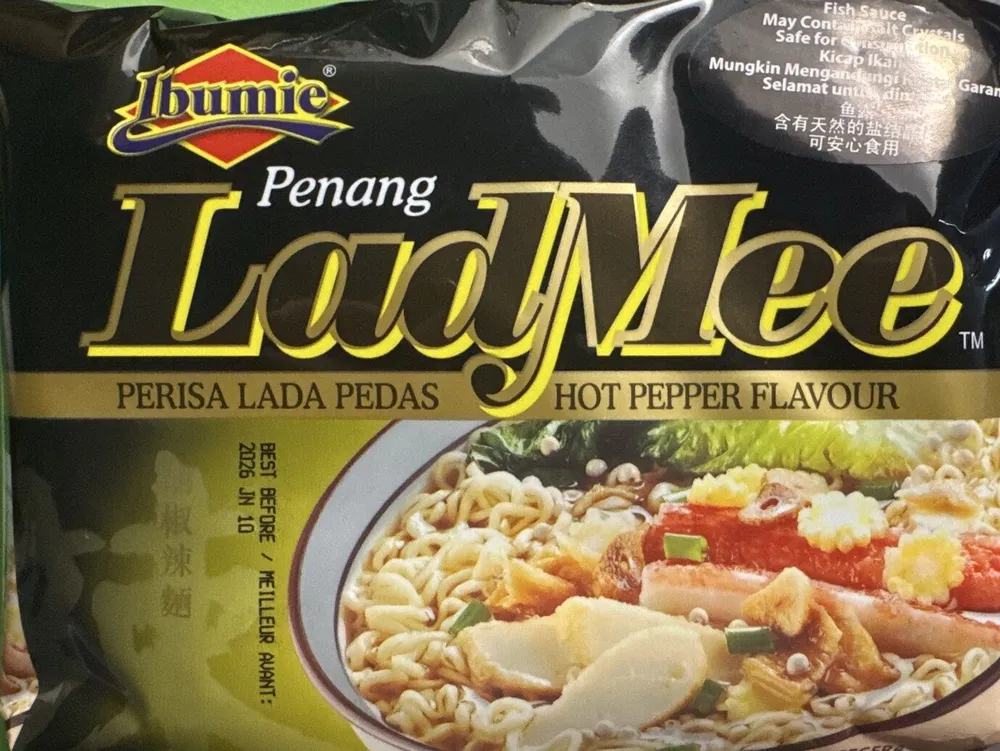 LadMee Hot Pepper Noodles